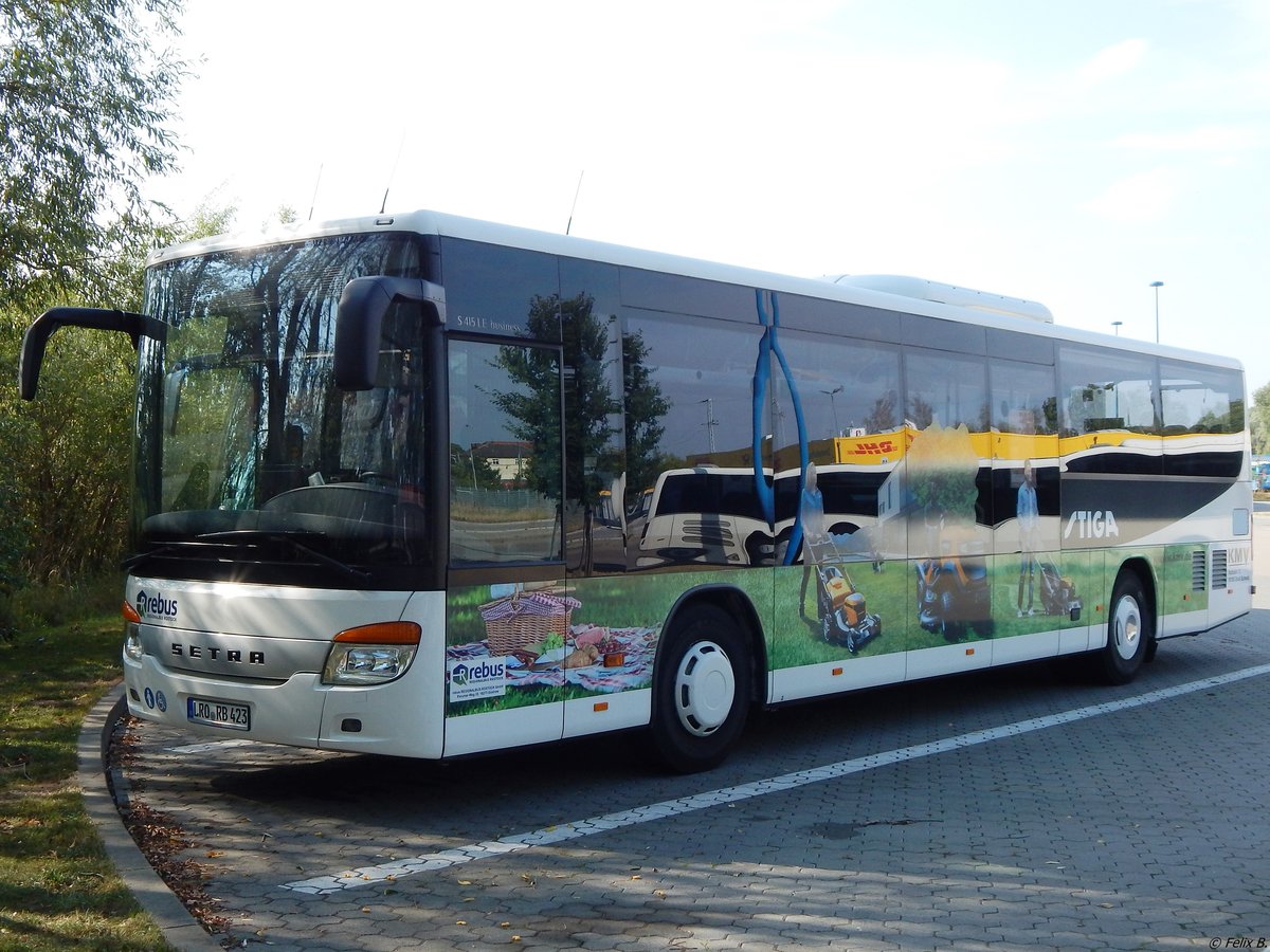 Setra 415 LE Business von Regionalbus Rostock in Rostock am 19.08.2018