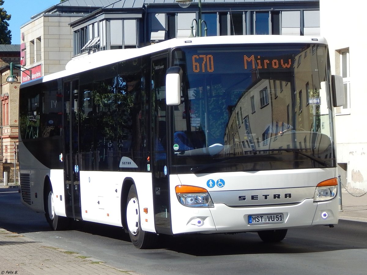 Setra 415 LE Business von Unger aus Deutschland in Neustrelitz am 07.08.2018