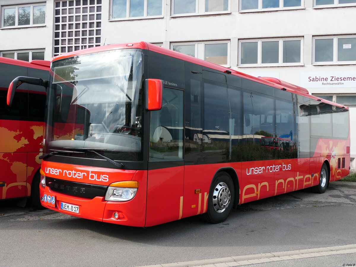 Setra 415 LE Business von URB aus Deutschland in Ueckermünde am 11.10.2020