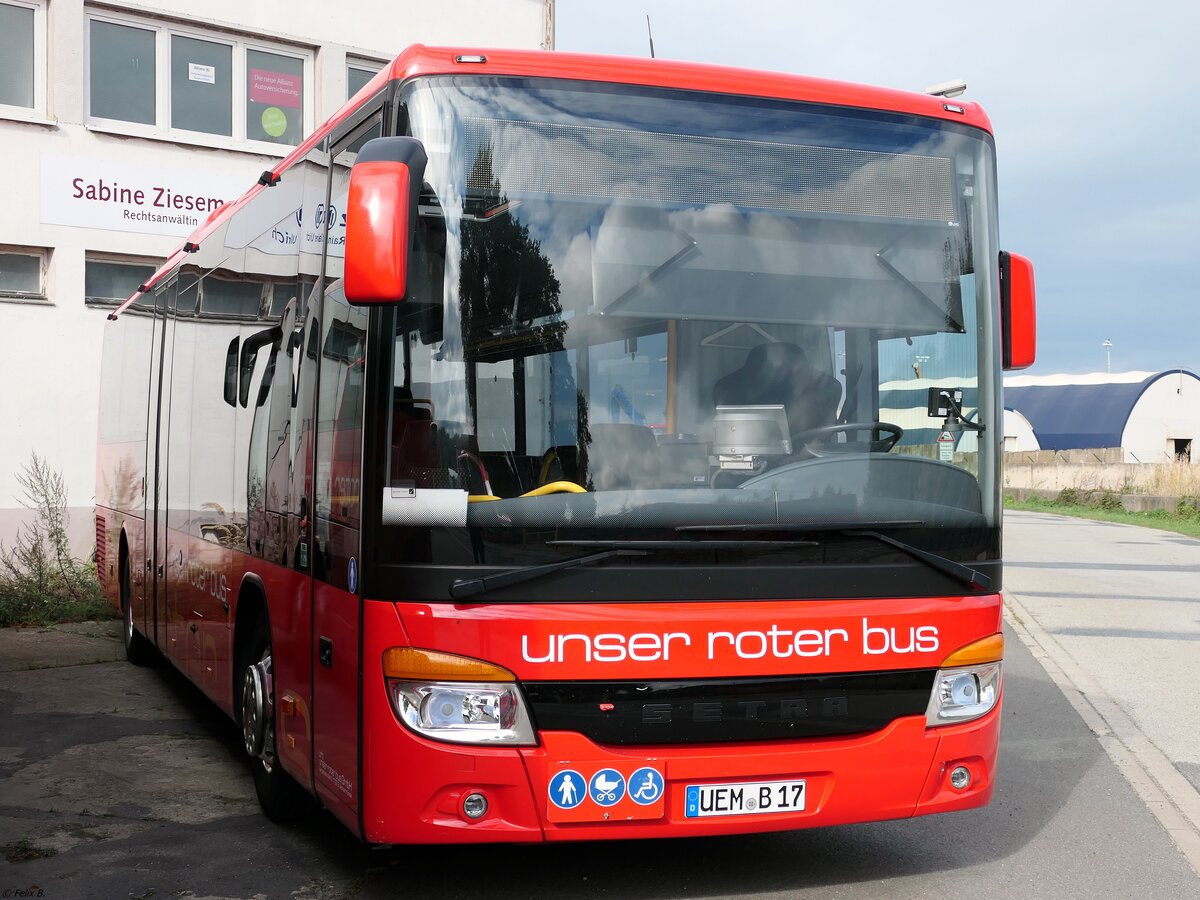 Setra 415 LE Business von URB aus Deutschland in Ueckermünde am 11.10.2020