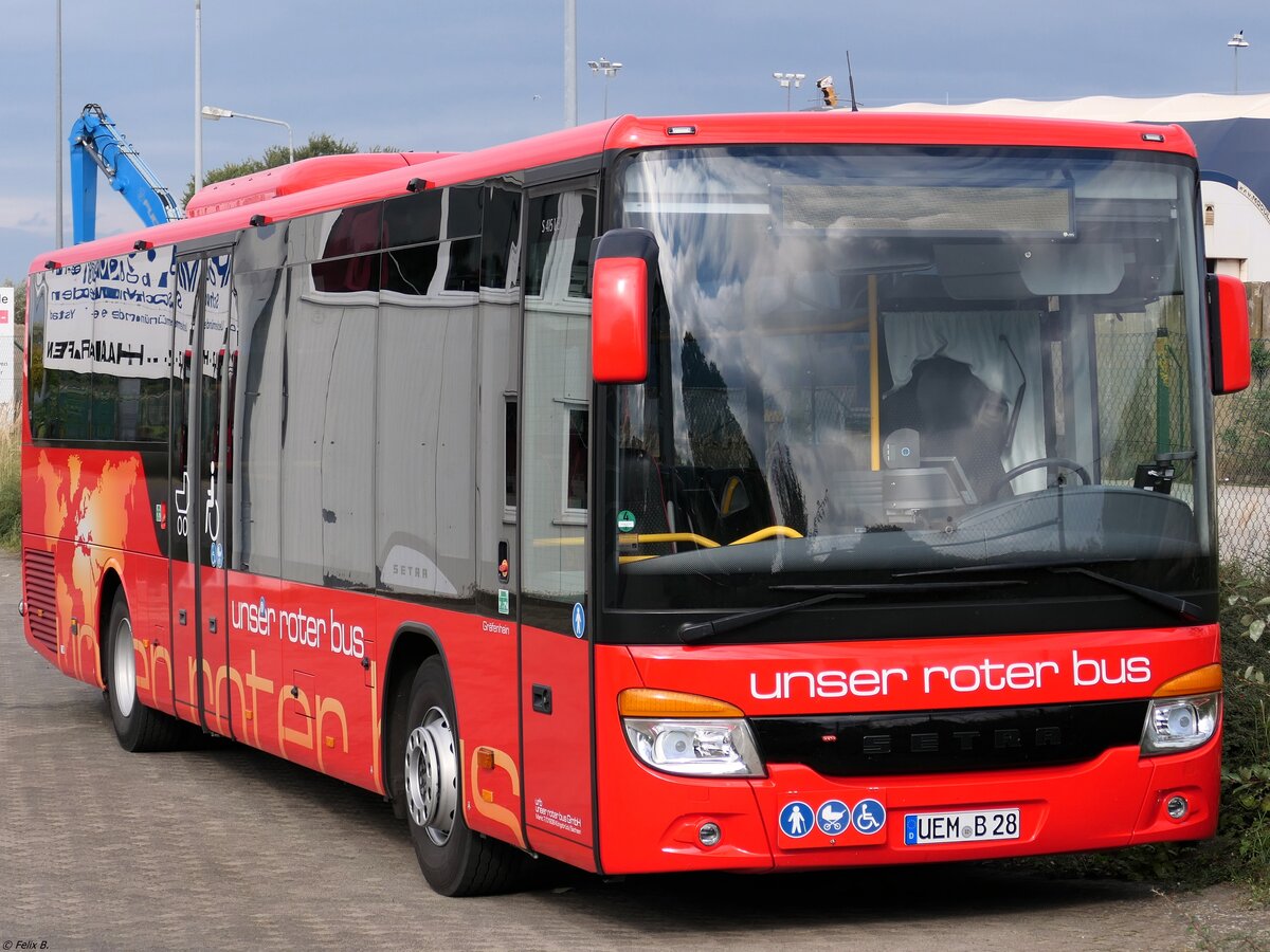 Setra 415 LE Business von URB aus Deutschland in Ueckermünde am 11.10.2020