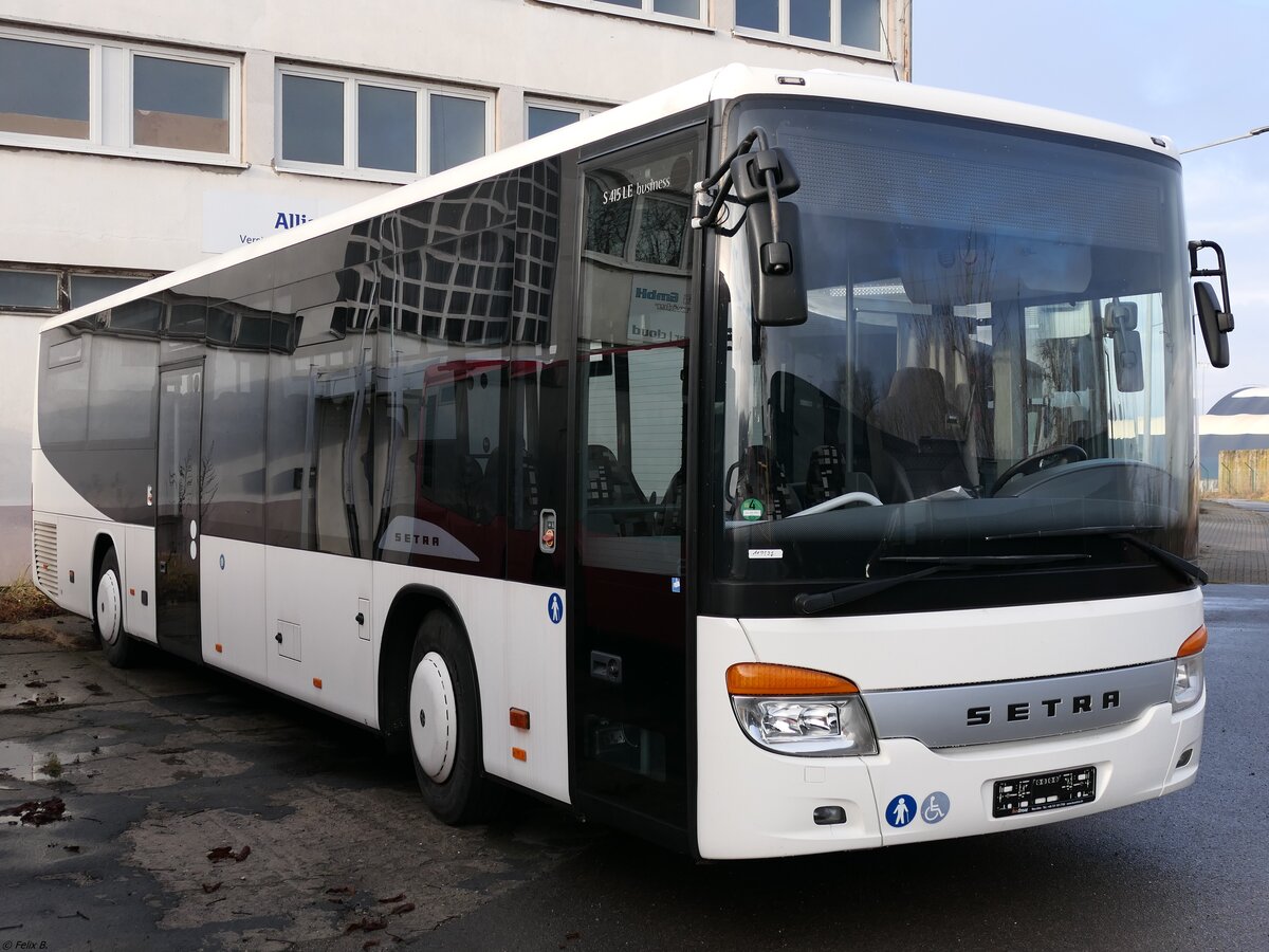 Setra 415 LE Business von URB aus Deutschland (ex Fecht - SIG-GF 900) in Ueckermünde am 09.01.2021
