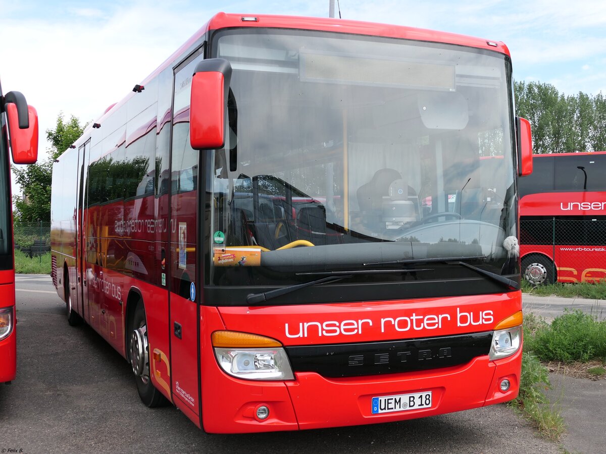 Setra 415 LE Business von URB aus Deutschland in Ueckermünde am 06.06.2021
