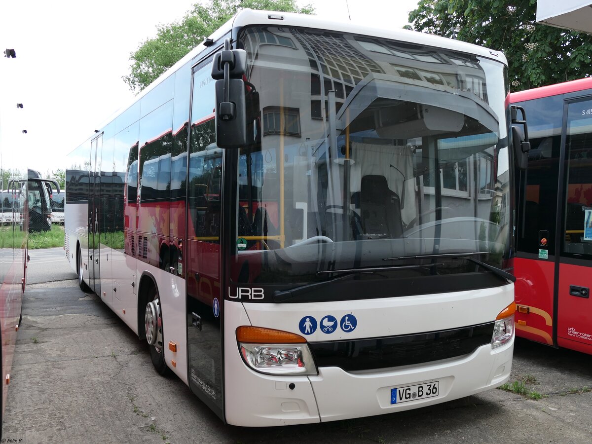 Setra 415 LE Business von URB aus Deutschland (ex Walter Gerber Omnibushandel - STA-GO 808) in Ueckermünde am 06.06.2021