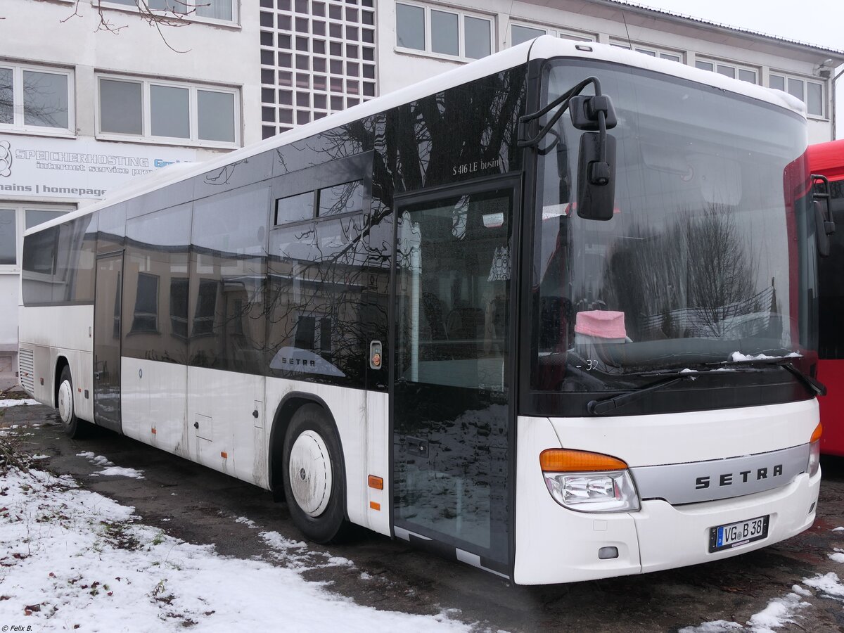 Setra 415 LE Business von URB aus Deutschland in Ueckermünde am 12.12.2021