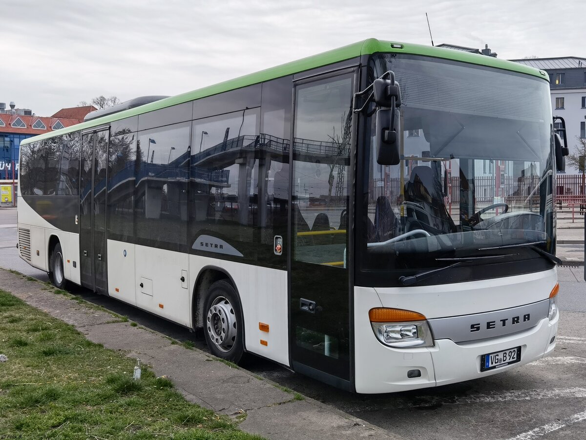 Setra 415 LE Business von URB aus Deutschland (ex Gschwindl) in Neubrandenburg am 14.04.2022