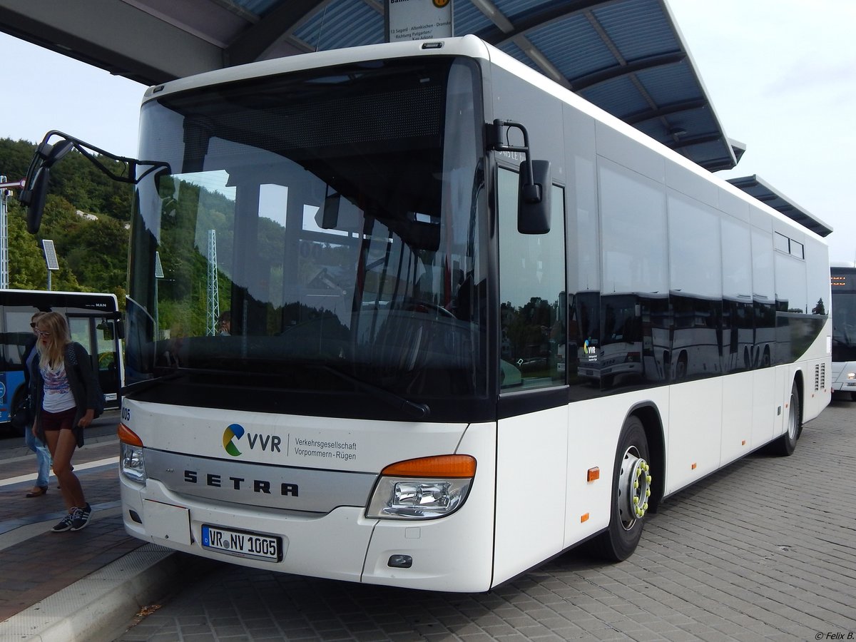Setra 415 LE Business der VVR in Sassnitz am 26.08.2017