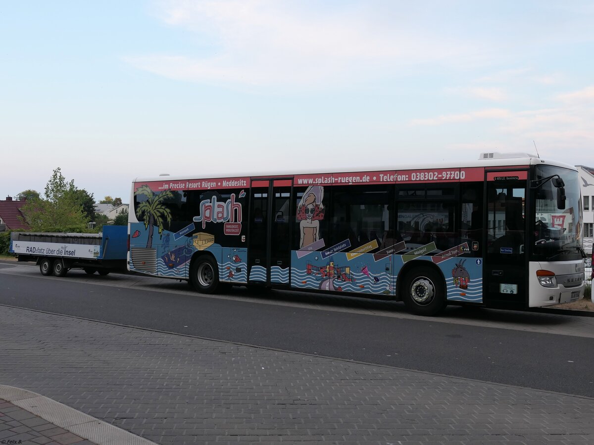 Setra 415 LE Business der VVR  mit Anhänger in Sassnitz am 27.06.2020