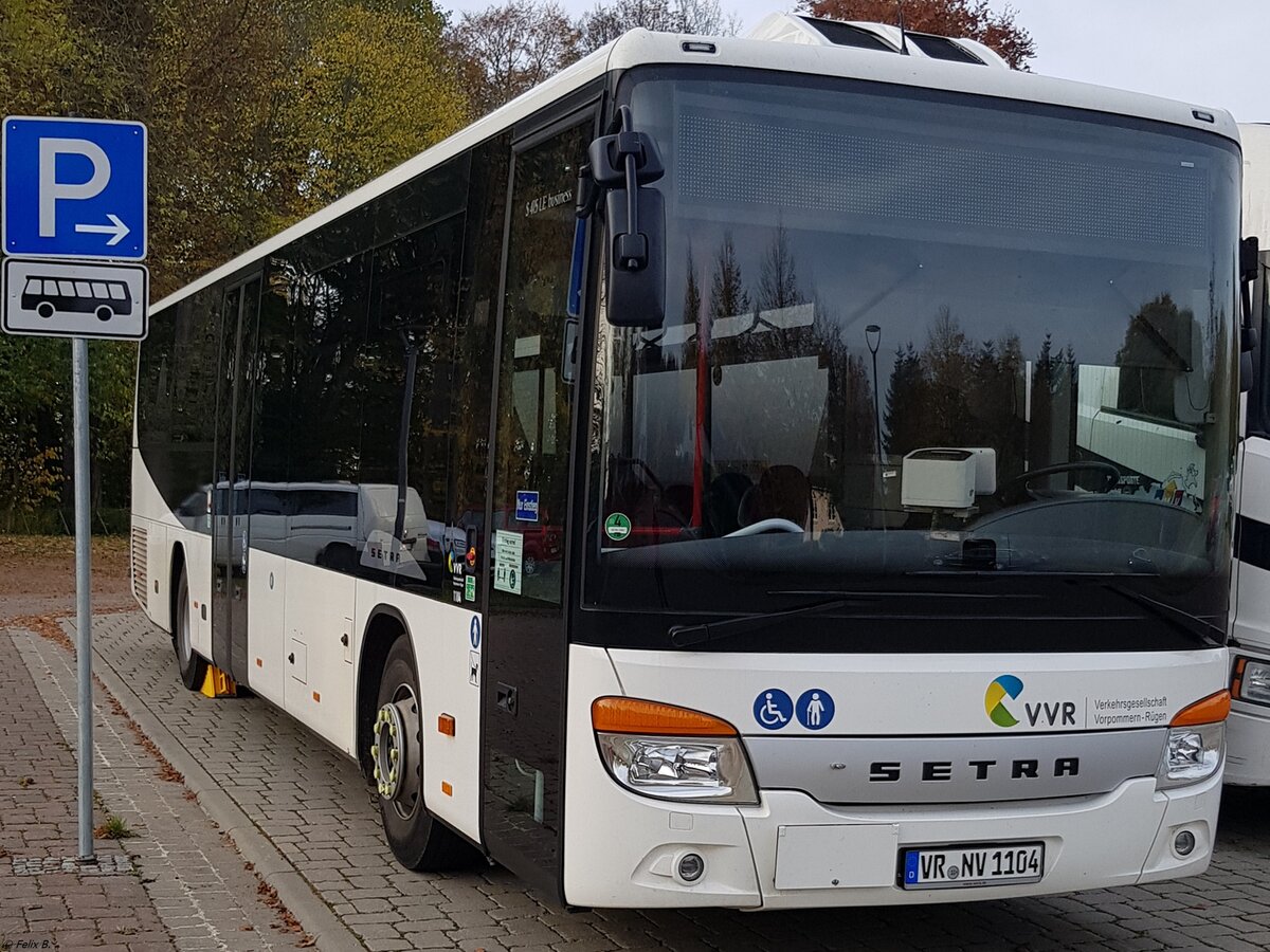 Setra 415 LE Business der VVR in Putbus am 05.11.2021