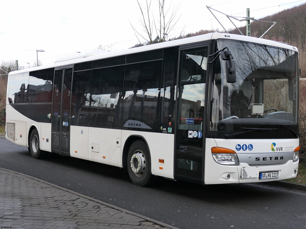Setra 415 LE Business der VVR in Sassnitz am 16.02.2024