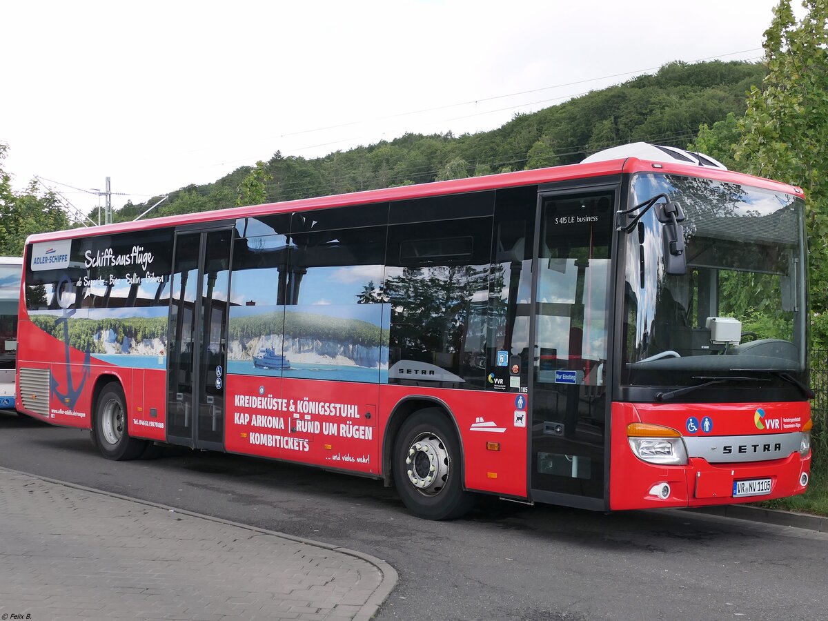 Setra 415 LE Business der VVR in Sassnitz am 09.06.2024