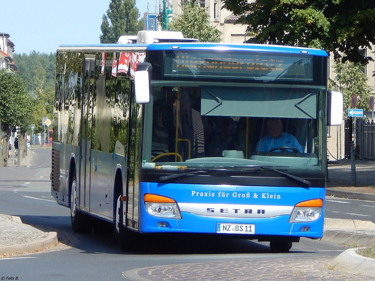 Setra 415 NF von Becker-Strelitz Reisen aus Deutschland in Neustrelitz am 18.08.2018