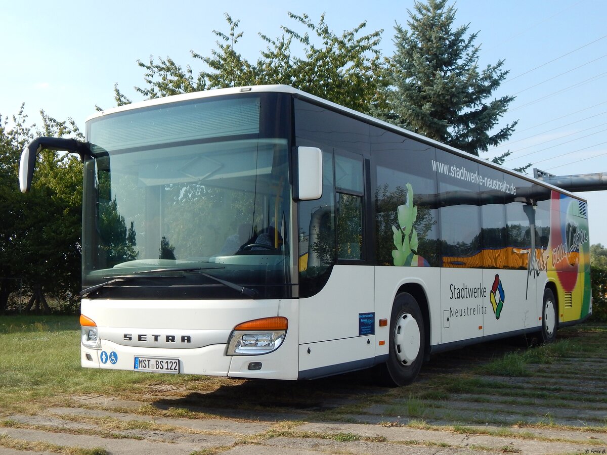 Setra 415 NF von Becker-Strelitz Reisen aus Deutschland in Neubrandenburg am 31.08.2019