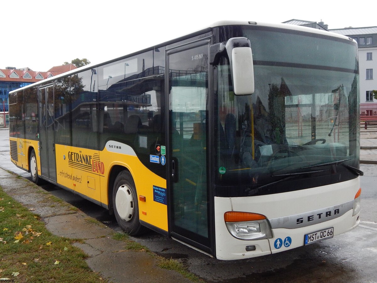Setra 415 NF von Becker-Strelitz Reisen aus Deutschland in Neubrandenburg am 29.09.2019