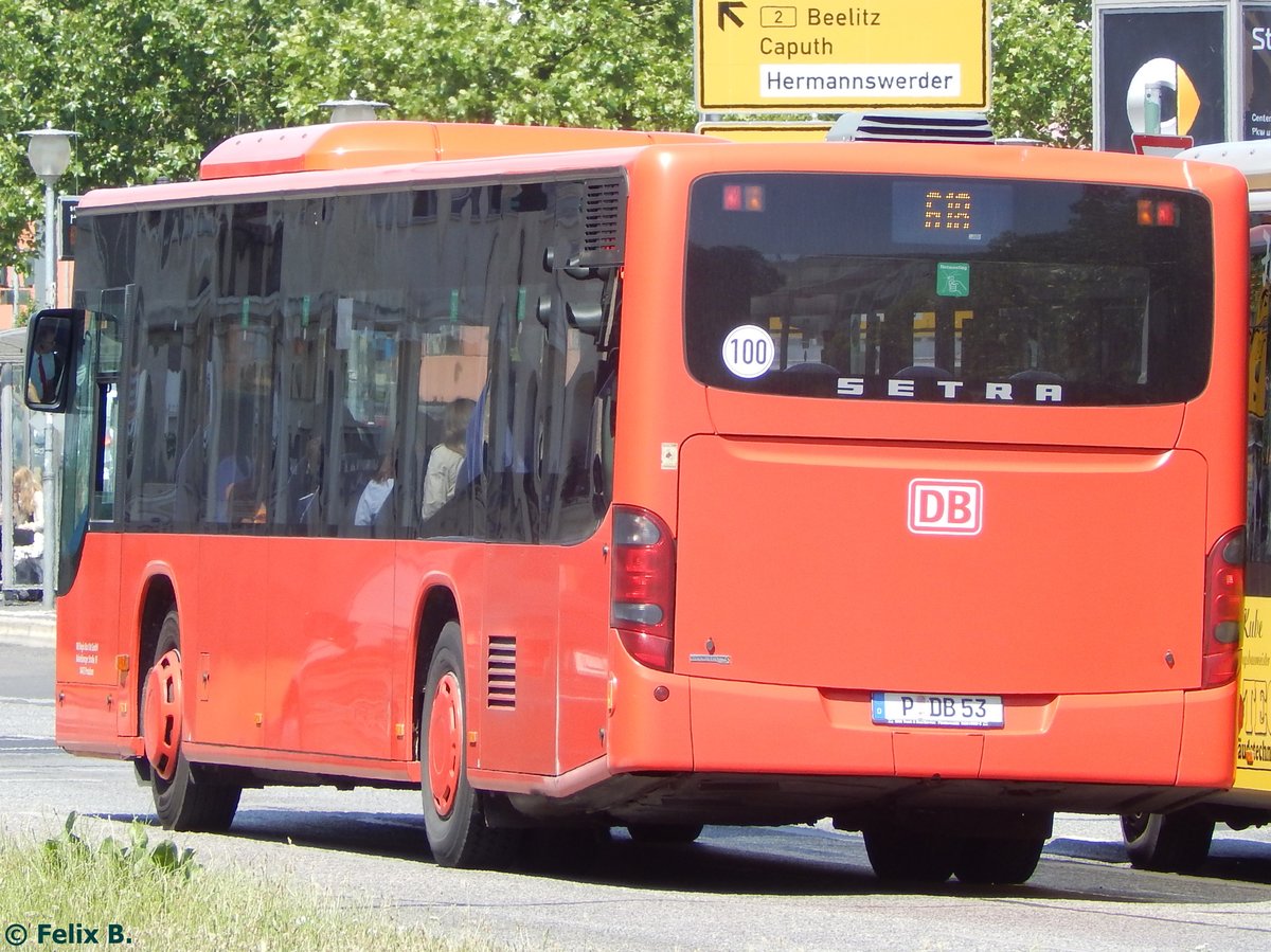 Setra 415 NF von DB Regiobus Ost GmbH in Potsdam am 07.06.2016