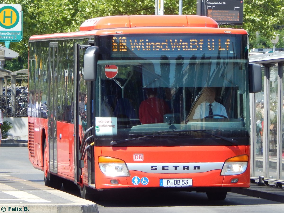 Setra 415 NF von DB Regiobus Ost GmbH in Potsdam am 07.06.2016