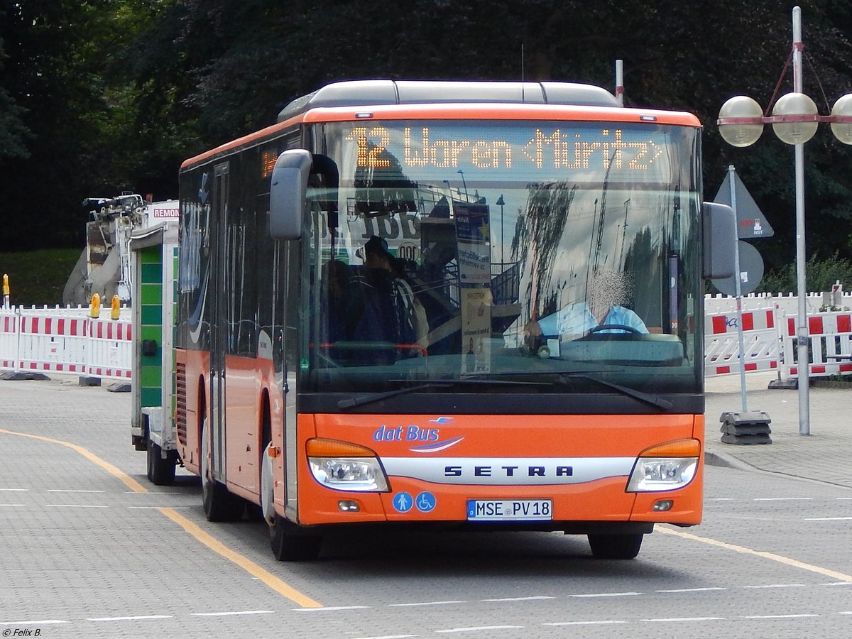 Setra 415 NF der MVVG in Neubrandenburg am 25.08.2017