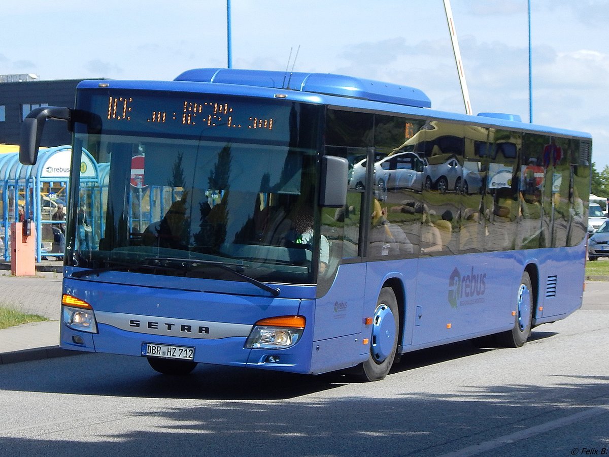 Setra 415 NF von Regionalbus Rostock in Rostock am 27.06.2017