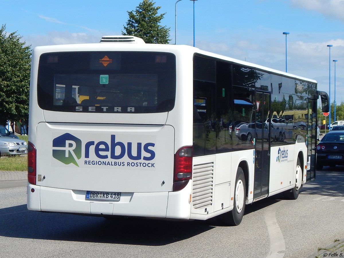 Setra 415 NF von Regionalbus Rostock in Rostock am 27.06.2017