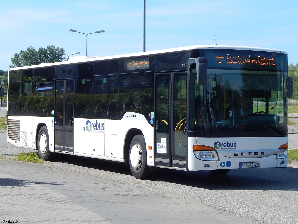 Setra 415 NF von Regionalbus Rostock in Rostock am 27.06.2017