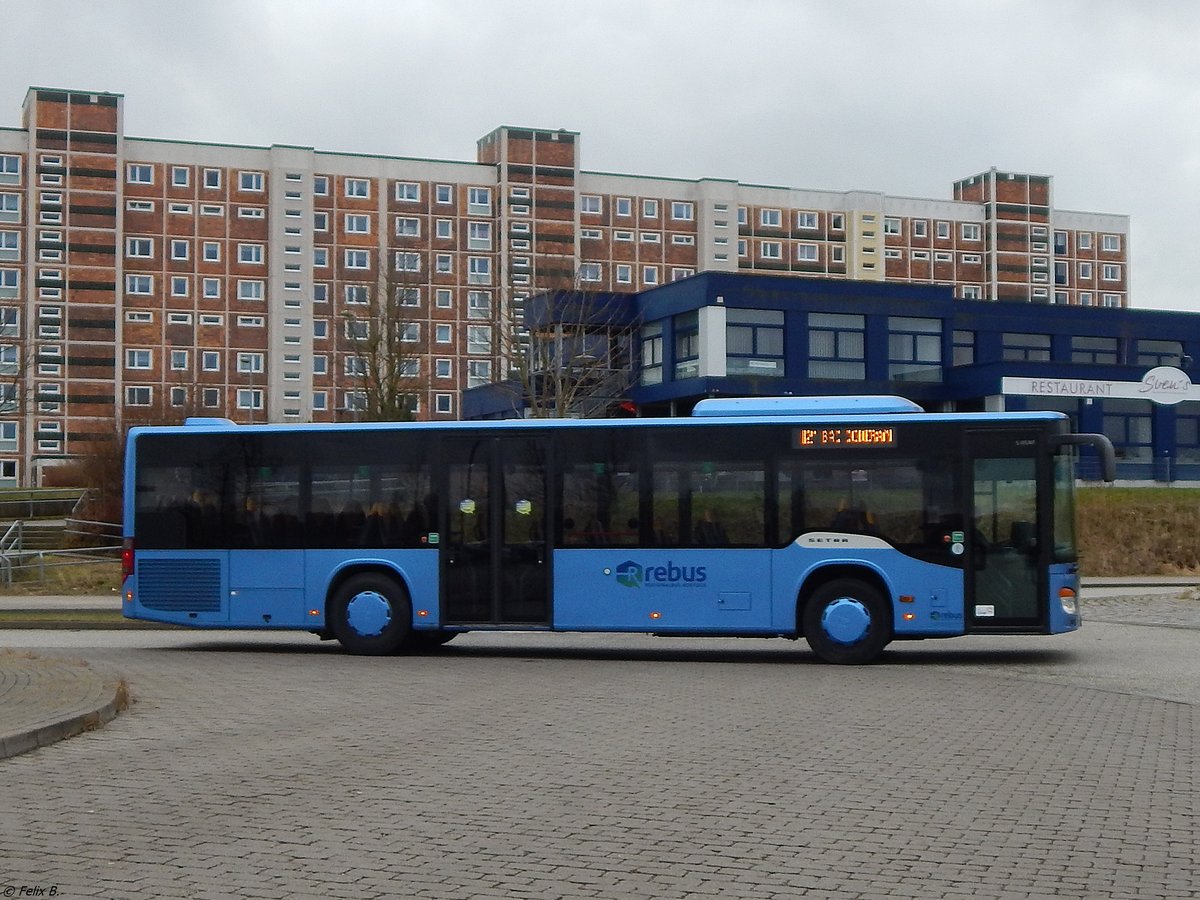 Setra 415 NF von Regionalbus Rostock in Rostock am 25.01.2018