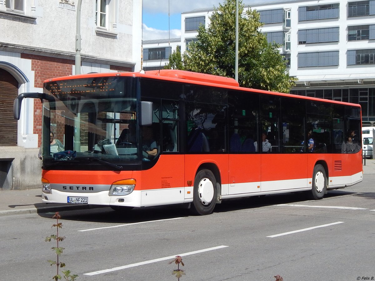 Setra 415 NF von Riedel aus Deutschland (ex Kappus) in Ulm am 19.06.2018