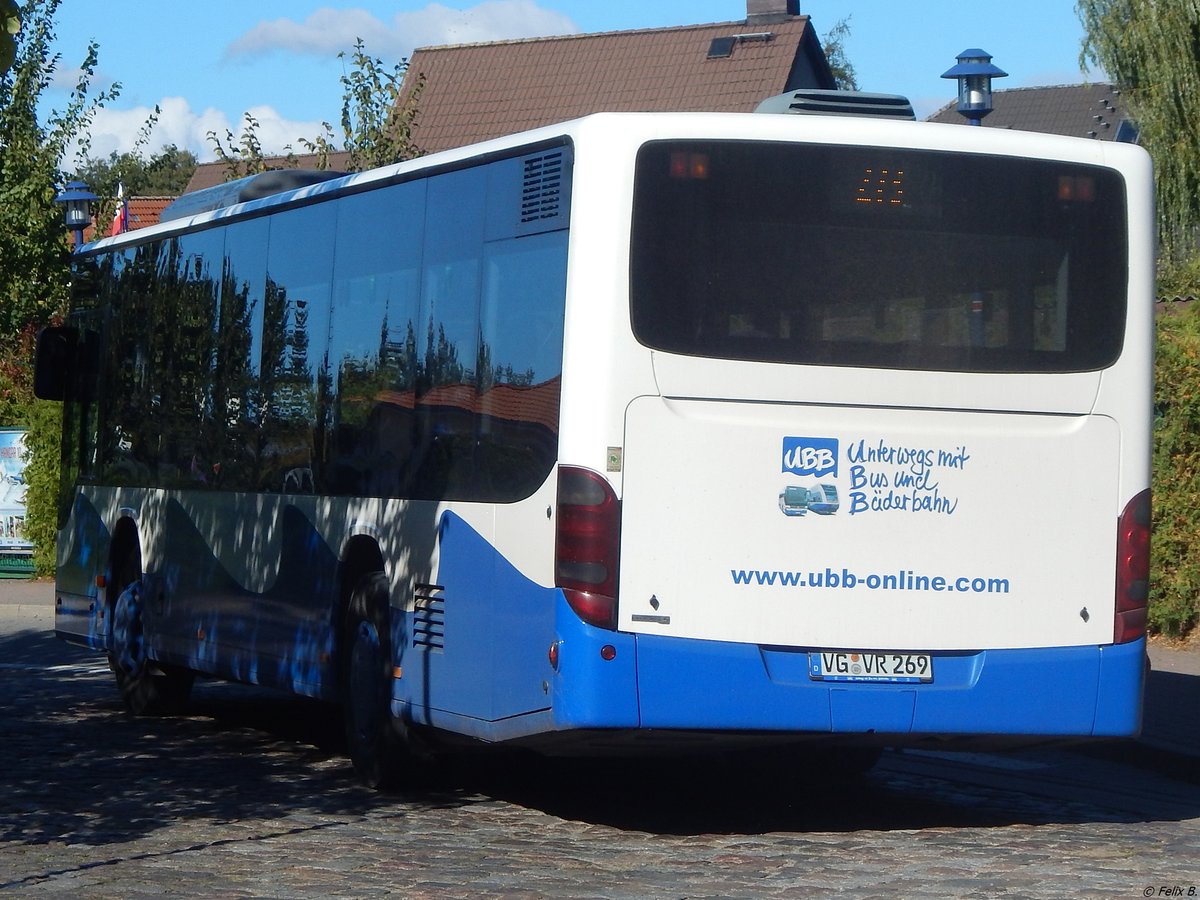 Setra 415 NF von der Usedomer Bäderbahn in Bansin am 25.09.2018