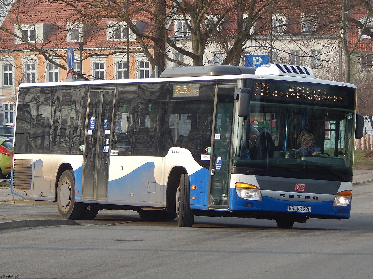 Setra 415 NF von der Usedomer Bäderbahn in Greifswald am 31.01.2019