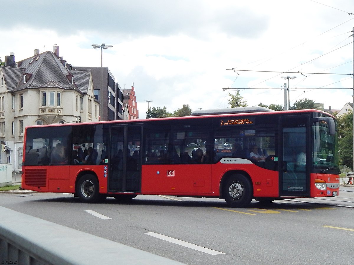Setra 415 NF von ZugBus Regionalverkehr Alb-Bodensee in Ulm am 19.06.2018