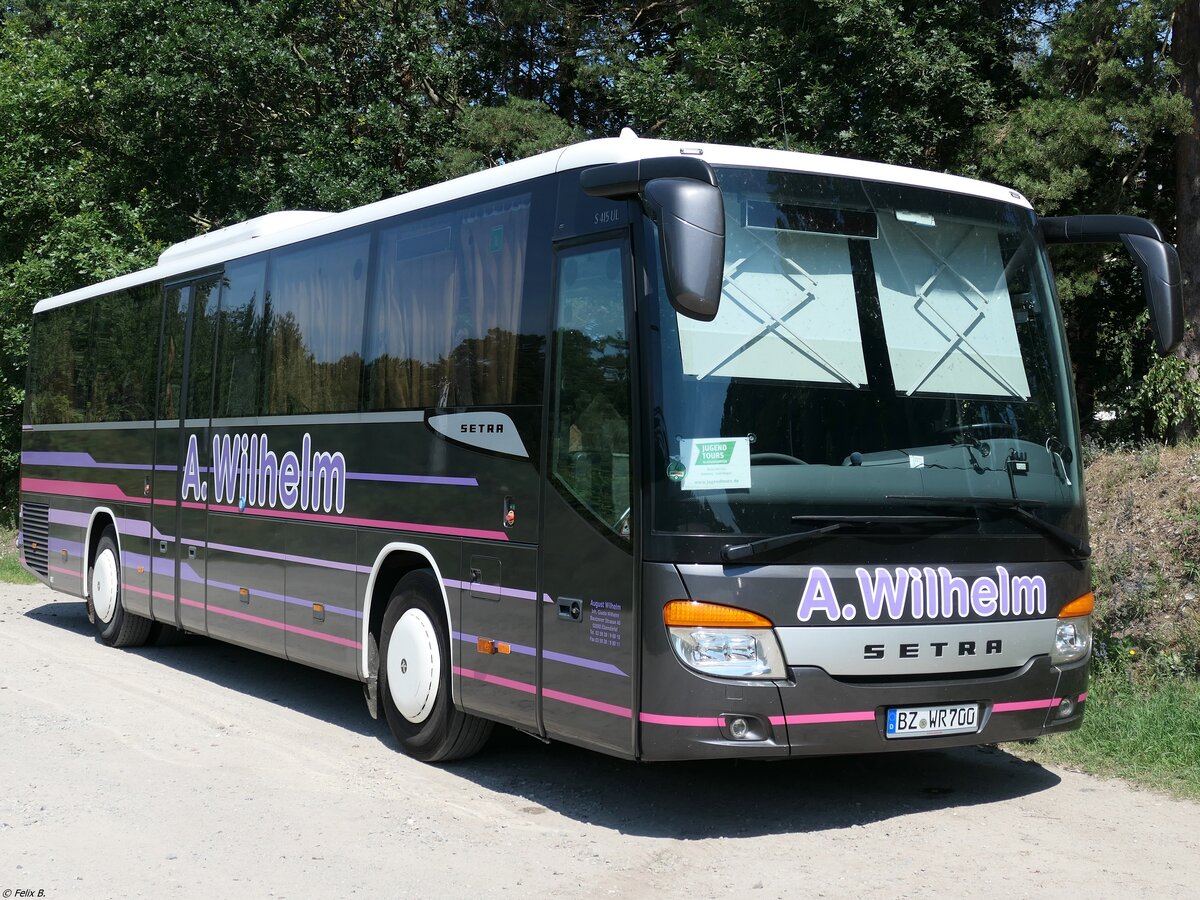 Setra 415 UL von A. Wilhelm aus Deutschland in Binz am 18.07.2020