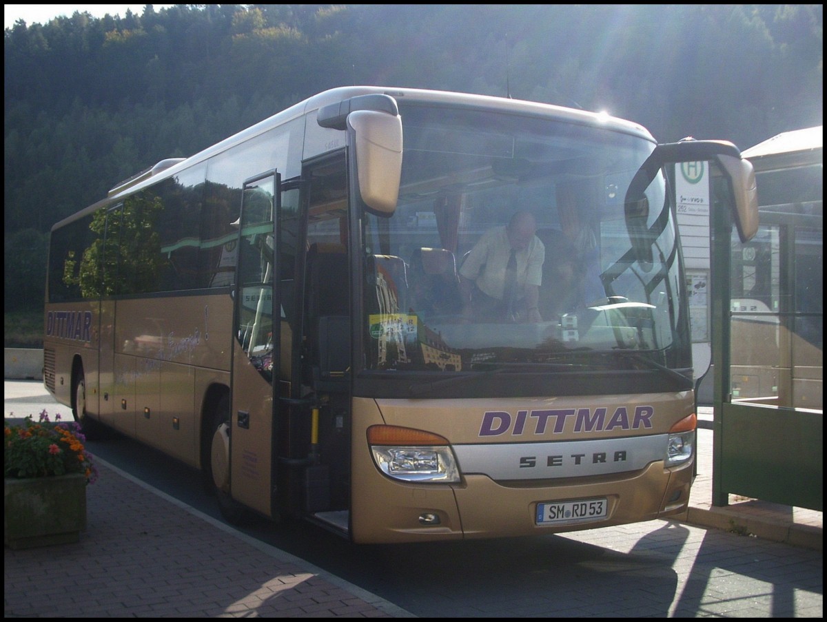 Setra 415 UL von Dittmar aus Deutschland in Bad Schandau am 02.10.2012 