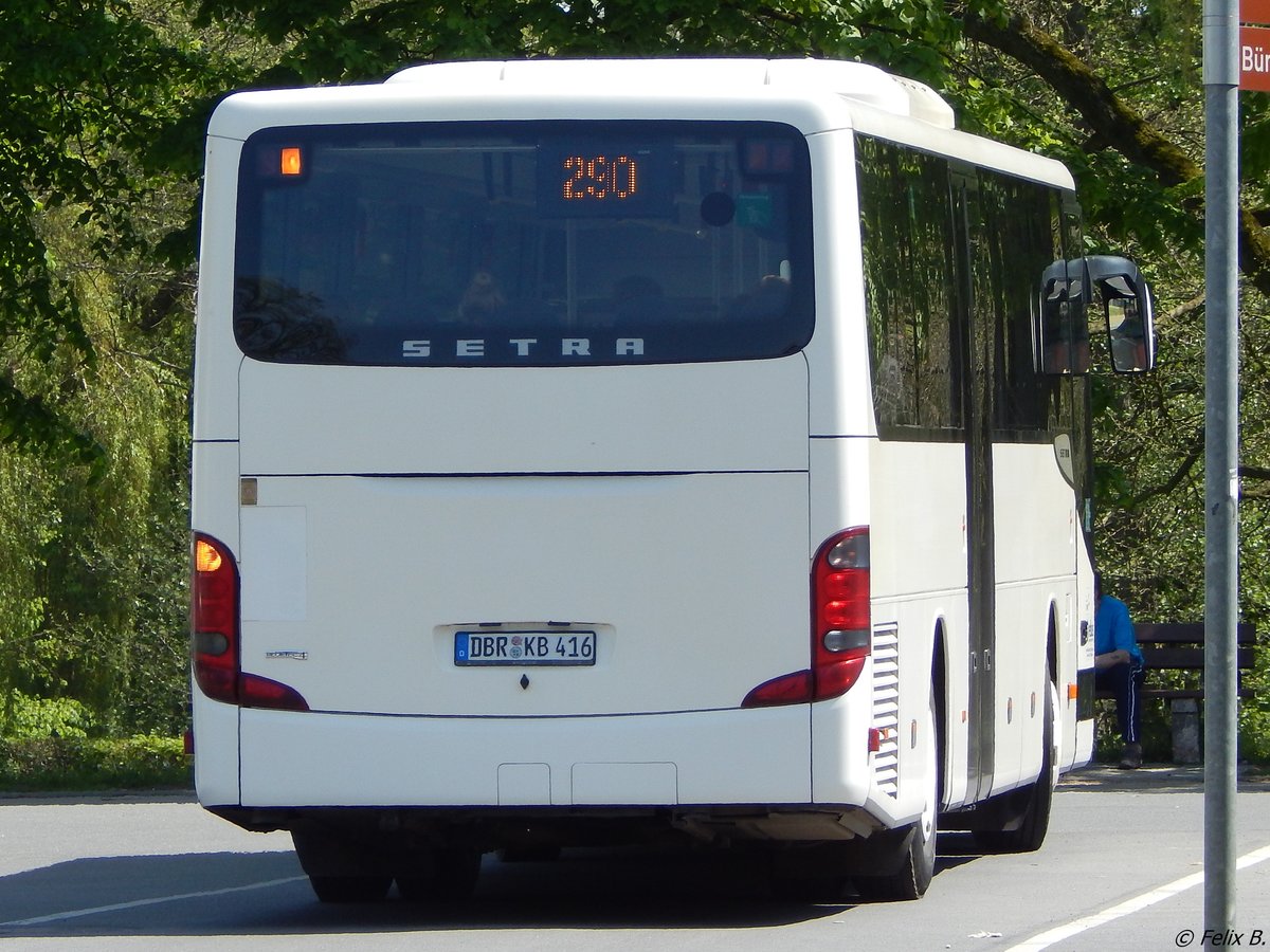 Setra 415 UL von Regionalbus Rostock in Güstrow am 18.05.2017