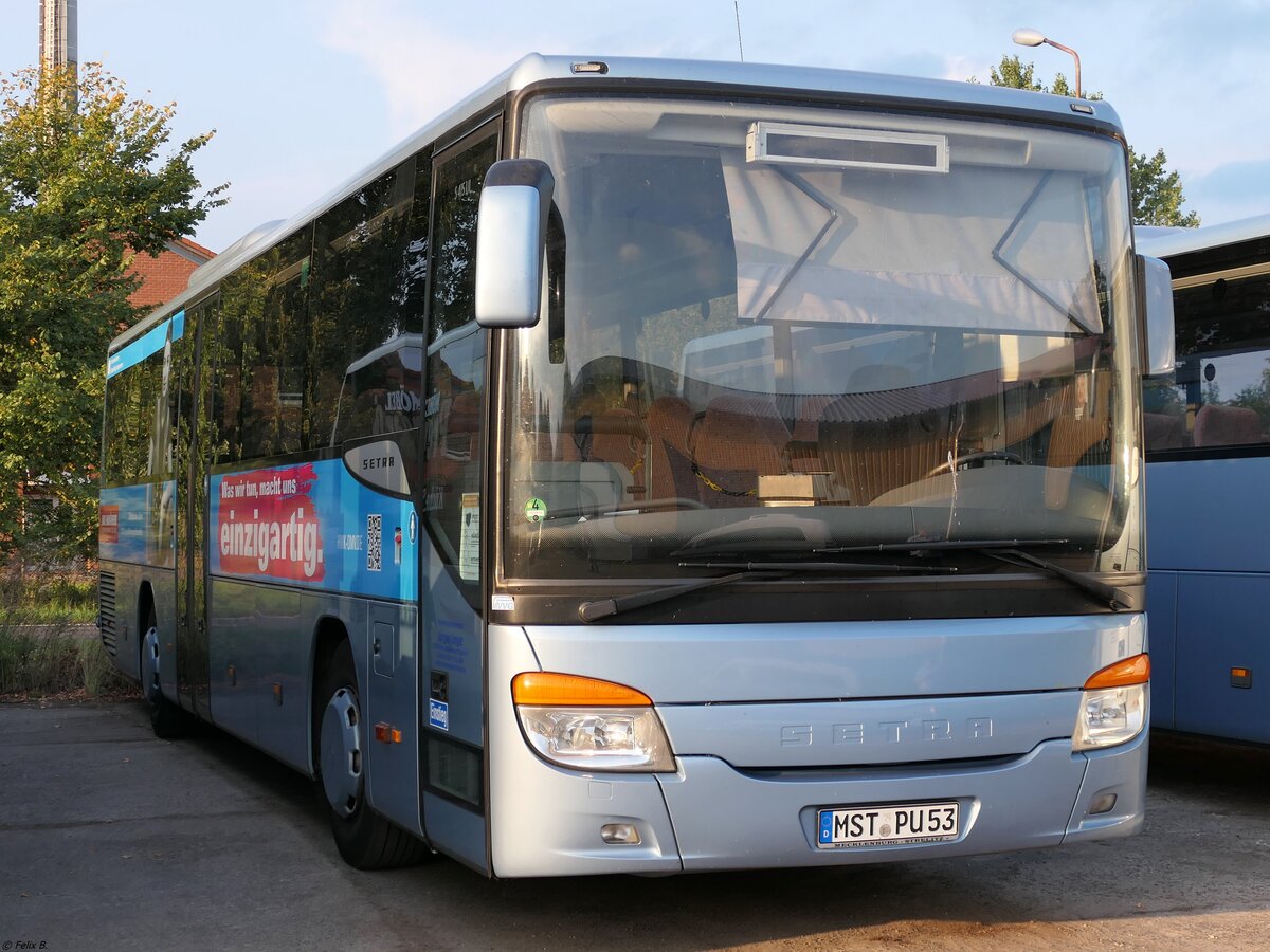 Setra 415 UL von Unger aus Deutschland in Mirow am 11.09.2021