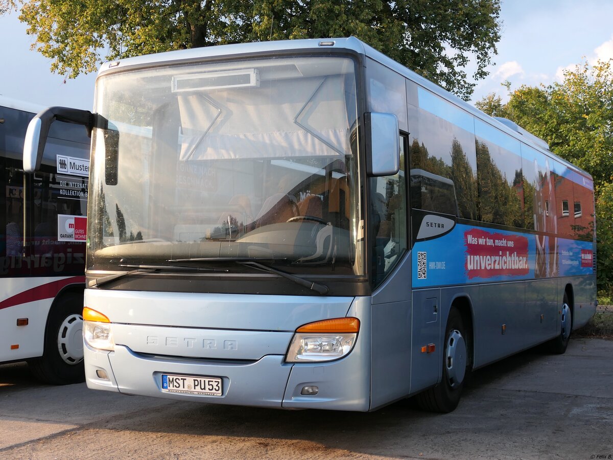 Setra 415 UL von Unger aus Deutschland in Mirow am 11.09.2021