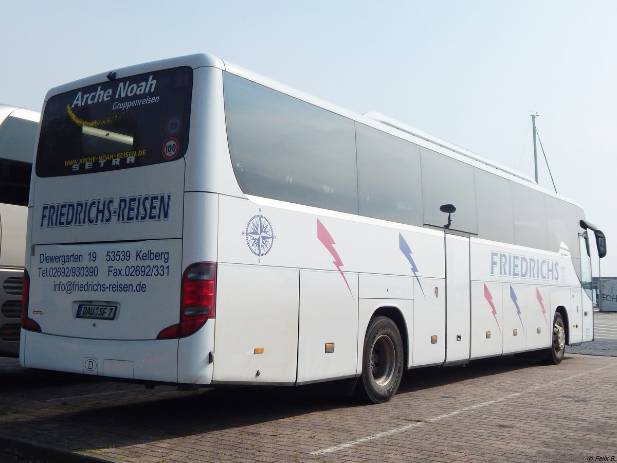 Setra 416 GT-HD von Friedrichs-Reisen aus Deutschland im Stadthafen Sassnitz am 24.09.2017