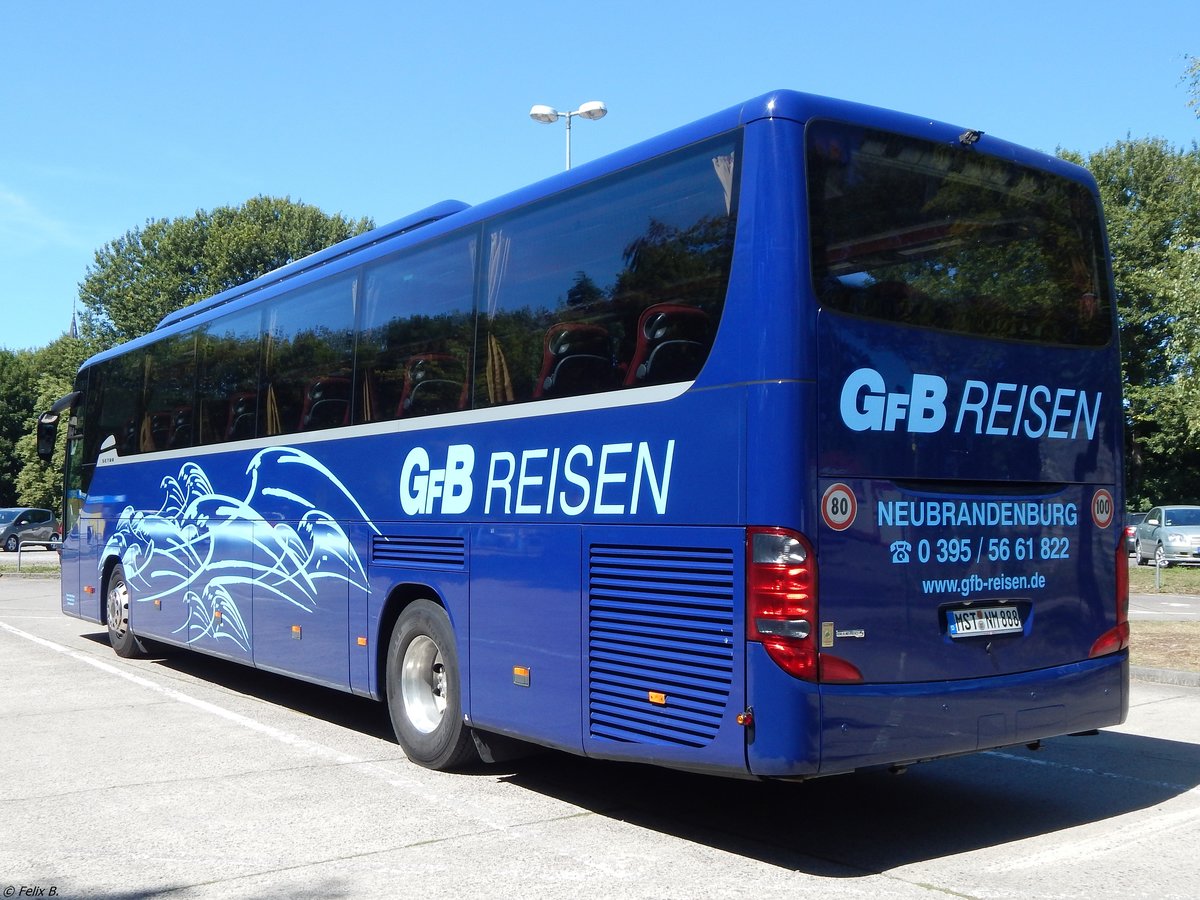 Setra 416 GT-HD von GFB-Reisen aus Deutschland in Neubrandenburg am 20.07.2018