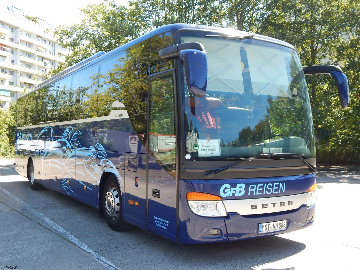 Setra 416 GT-HD von GFB-Reisen aus Deutschland in Neubrandenburg am 20.07.2018