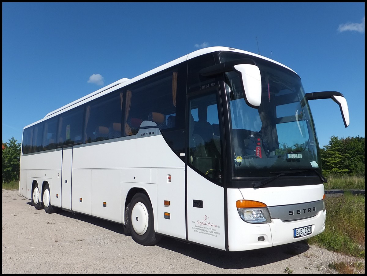 Setra 416 GT-HD von Luzifer-Reisen aus Deutschland in Sassnitz am 10.06.2013