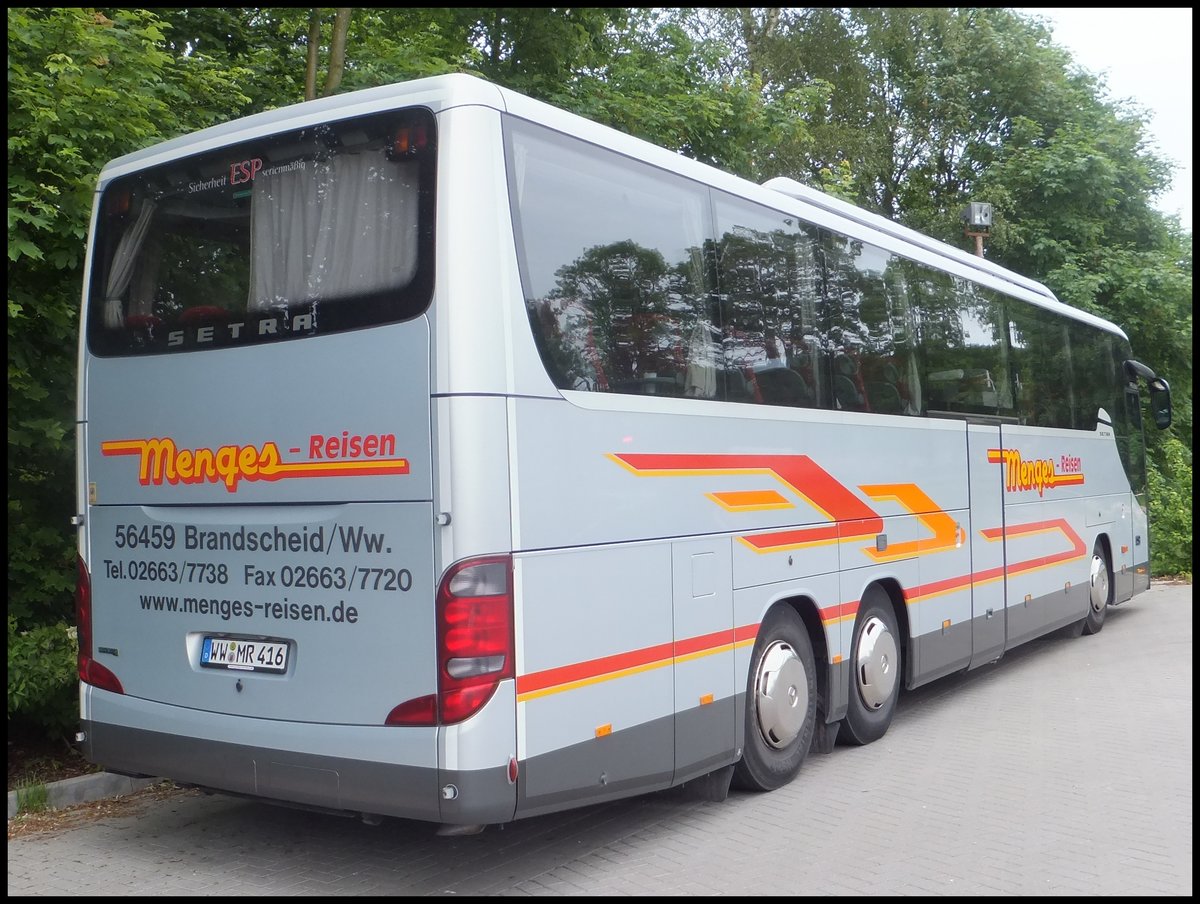 Setra 416 GT-HD von Menges Reisen aus Deutschland in Zirkow am 03.06.2014