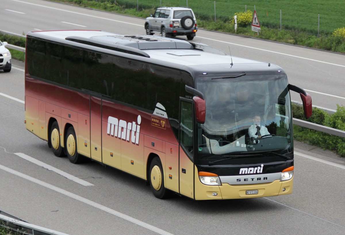 Setra 416 GT HD n° 6, Marti, Oensingen 17.05.2014