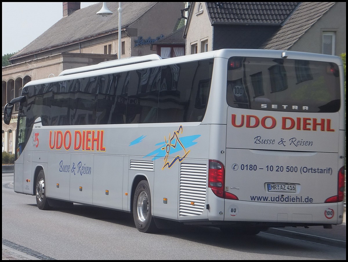 Setra 416 GT-HD von Udo Diehl aus Deutschland in Sassnitz am 30.08.2013