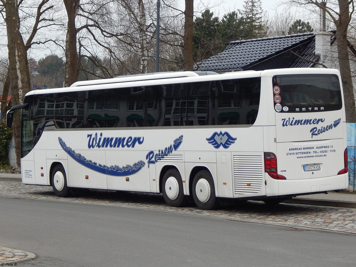 Setra 416 GT-HD von Wimmer Reisen aus Deutschland in Binz am 14.04.2018