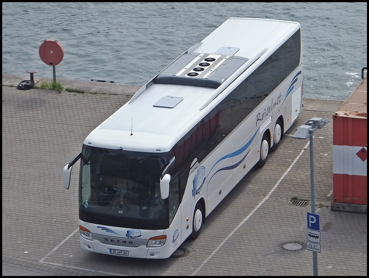 
Setra 416 GT-HD von Witt Reisen aus Deutschland im Stadthafen Sassnitz am 18.08.2013