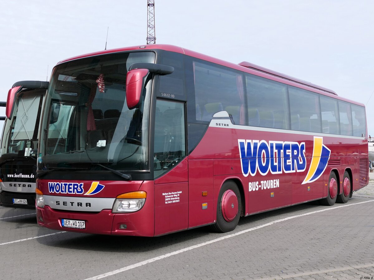 Setra 416 GT-HD von Wolters aus Deutschland in Stralsund am 13.09.2020