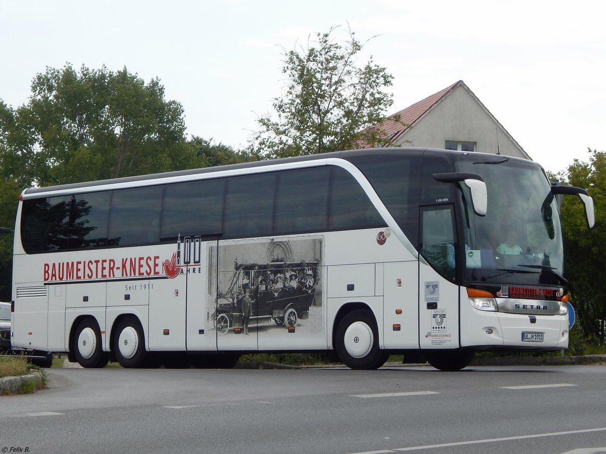 Setra 416 HDH von Baumeister-Knese aus Deutschland in Sassnitz am 29.05.2016