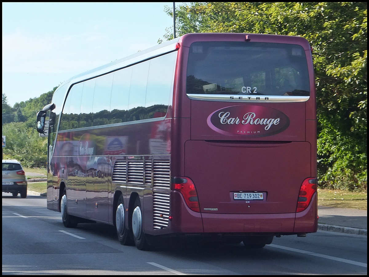 Setra 416 HDH von Car Rouge aus der Schweiz in Sassnitz am 27.08.2013