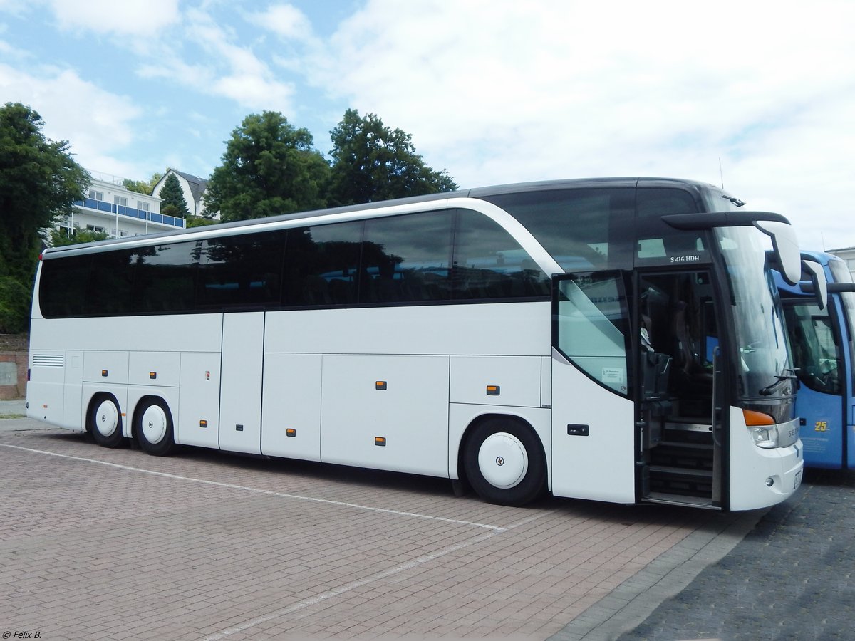 Setra 416 HDH von CN Busreisen aus Deutschland im Stadthafen Sassnitz. 2016