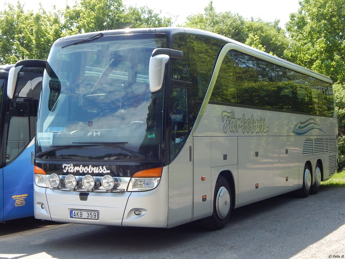 Setra 416 HDH von Fårbobuss aus Schweden in Binz am 20.05.2018