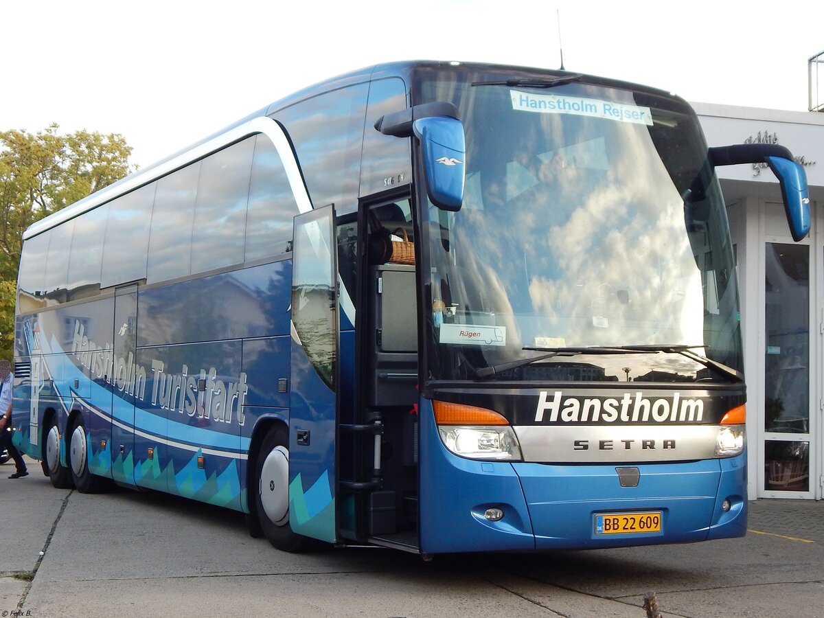 Setra 416 HDH von Hanstholm aus Dänemark in Sassnitz am 07.10.2019