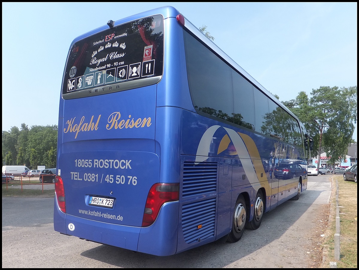 Setra 416 HDH von Kofahl Reisen aus Deutschland in Binz am 26.07.2013